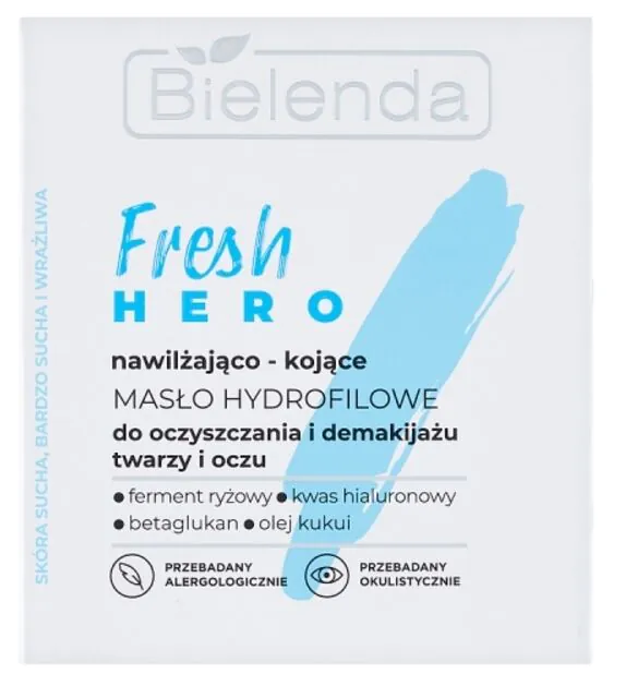 Bielenda Fresh Hero nawilżająco-kojące masło hydrofilowe do oczyszczania i demakijażu