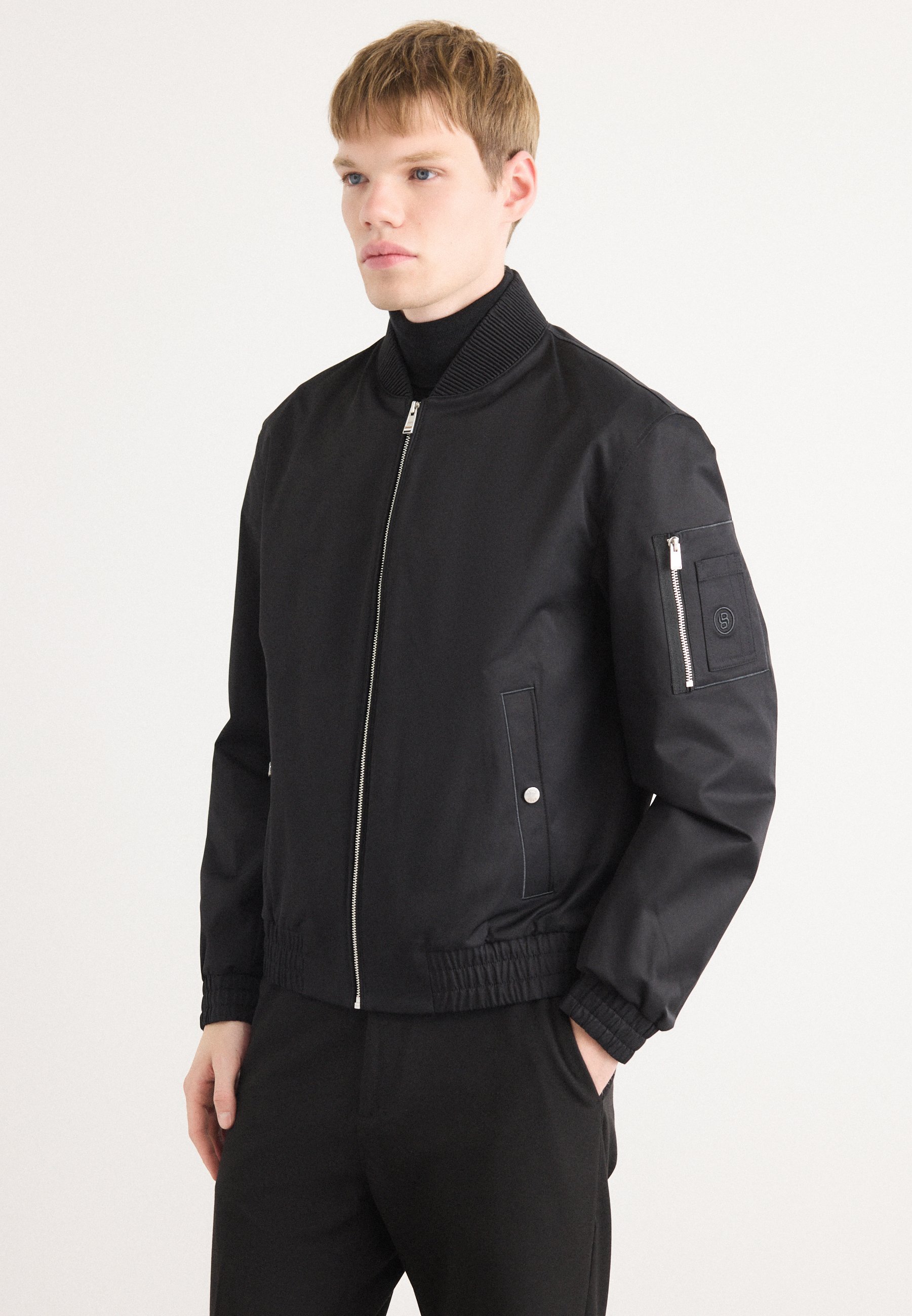 BOSS COMBER - Bomberjack - zwart
