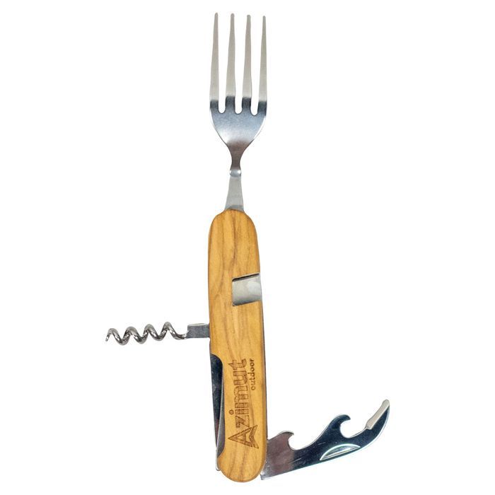 Abnehmbares Oliven-Besteckset mit 7 Funktionen – Besteck | Azimut Outdoor Azimut Outdoor Camping- und Biwakausrüstung