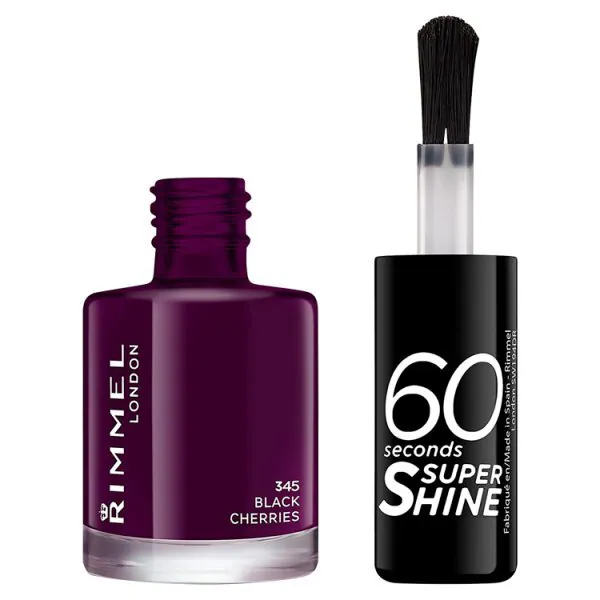 Rimmel neglelakk 60 sekunder svarte kirsebær 8ml