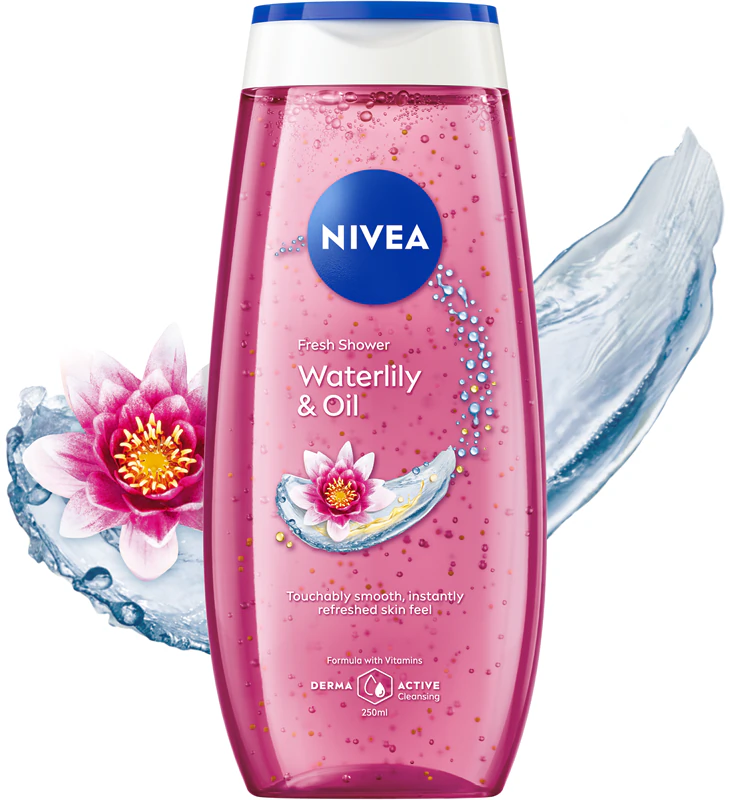 Gel de Banho Refrescante NIVEA Waterlily & Oil