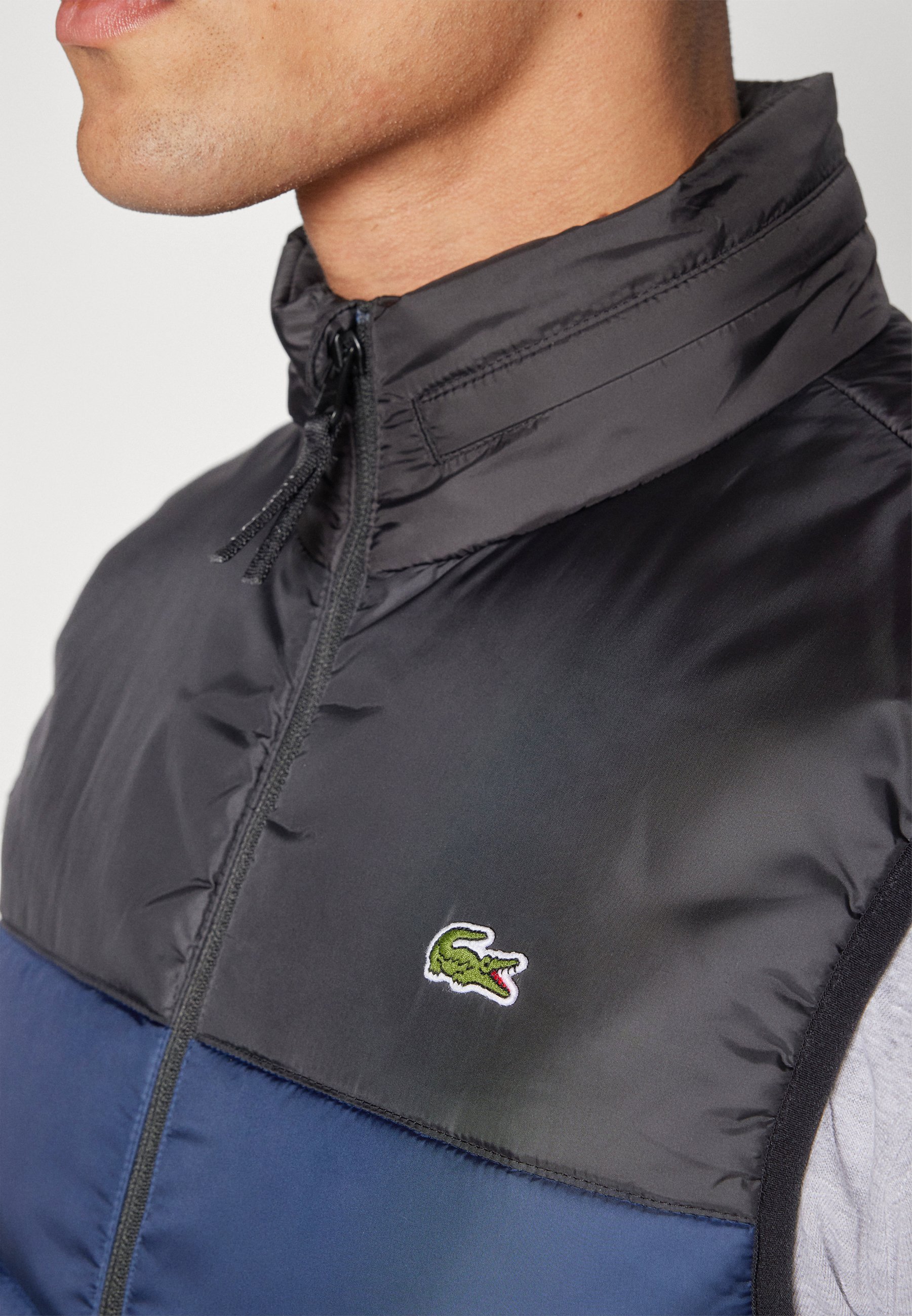 Lacoste Sport PUFFER VEST - Waistcoat - bleu marine/noir