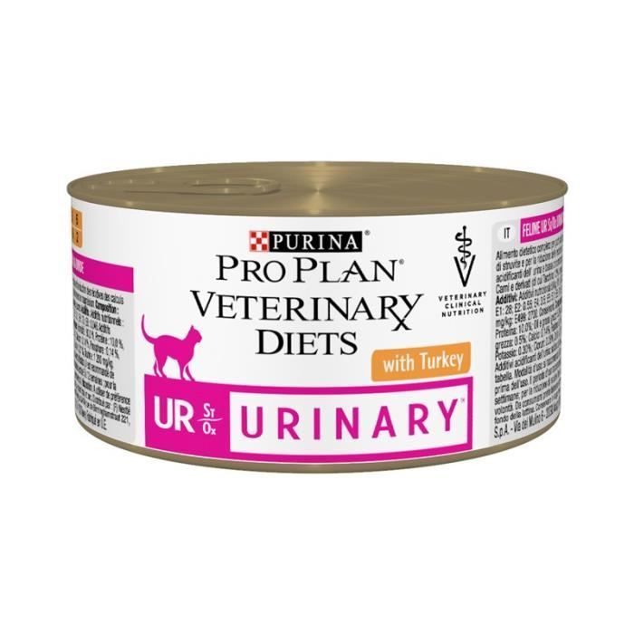 Purina Proplan Veterinary Diets Cat UR Urinary Turkey Wet Food 195g