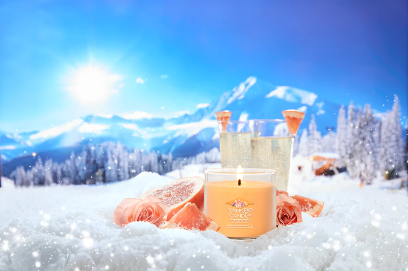 Vela perfumada exclusiva Yankee Candle Slopeside Spritz