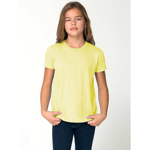 Camiseta Basic De Manga Corta American Apparel