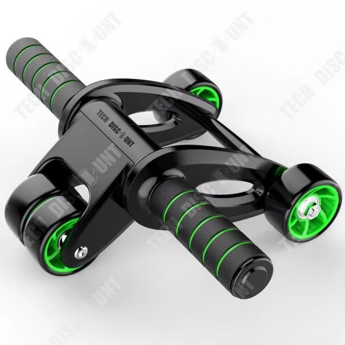 Rueda abdominal - TD® - 4 ruedas - Plegable - Silenciosa - Equipo de fitness