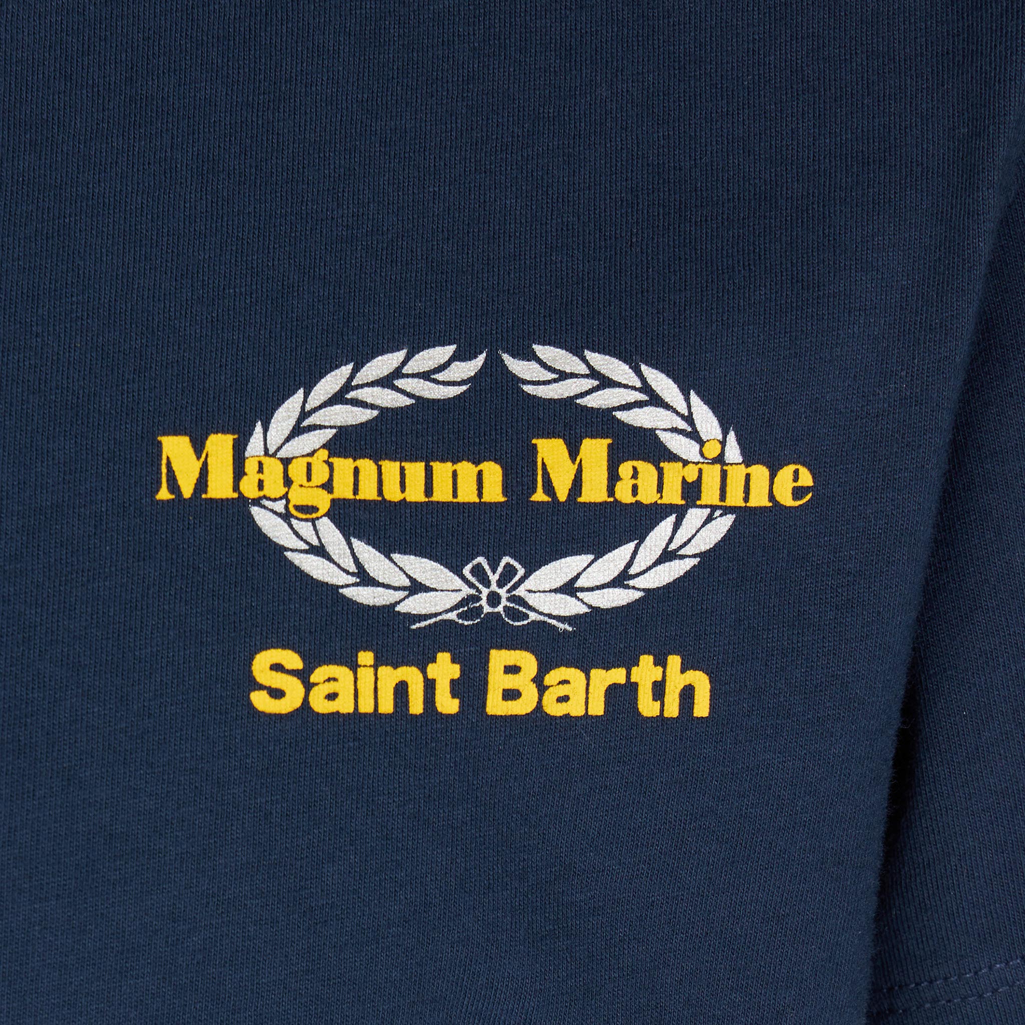 T-shirt da bambino in cotone con stampa Magnum Marine | EDIZIONE SPECI
