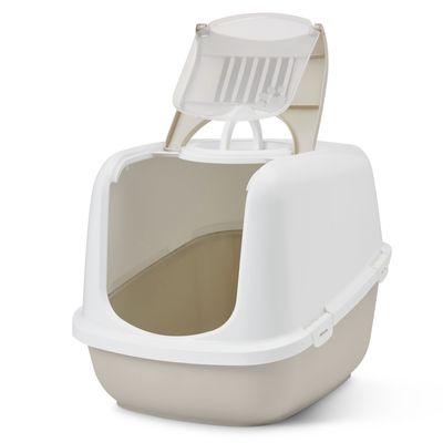 Savic Nestor Jumbo Katzentoilette mit Deckel XXL