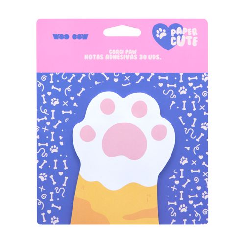 Lipnūs lapeliai „Corgi Paw“, 30 vnt. Raštinės reikmenys