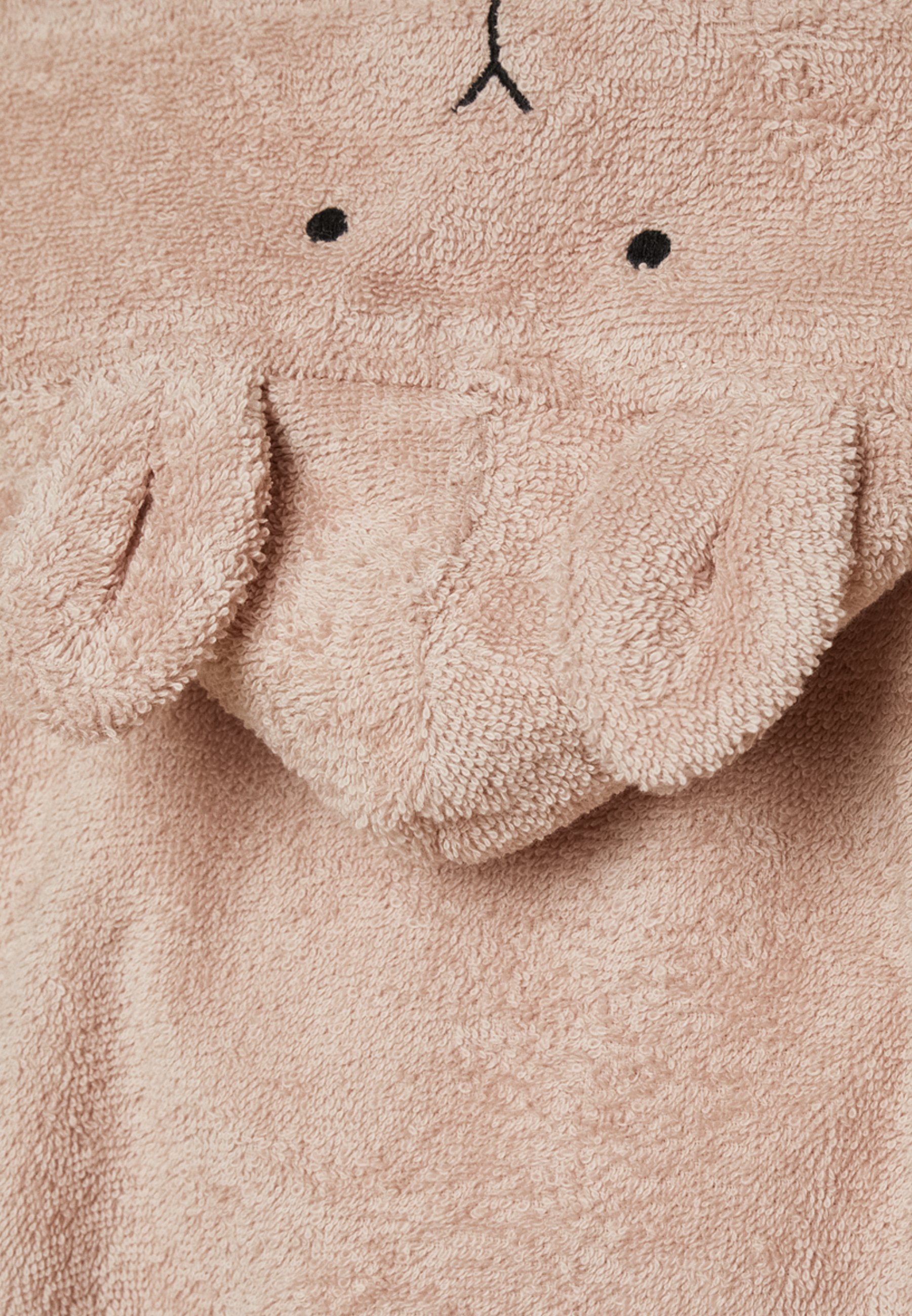 Peignoir unisexe Liewood - motif lapin rose