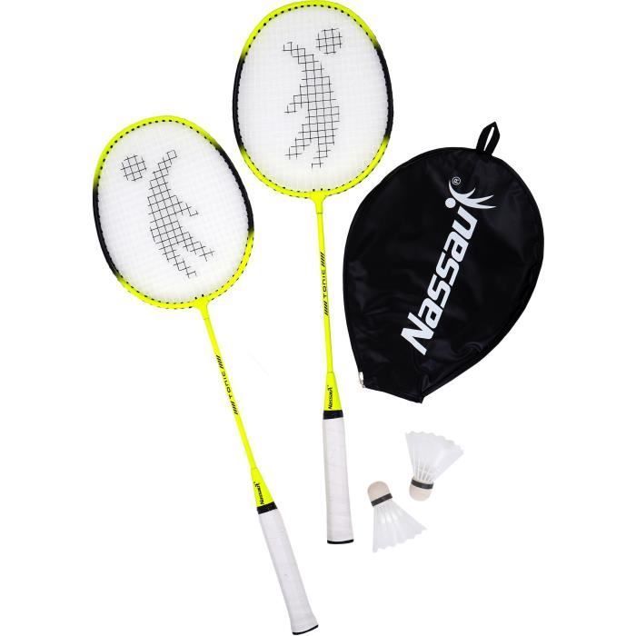 Badmintonset - NASSAU - Neon - 2 spelers