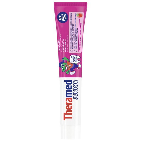Zobna pasta Theramed Junior 6+ let z okusom jagode 75 ml