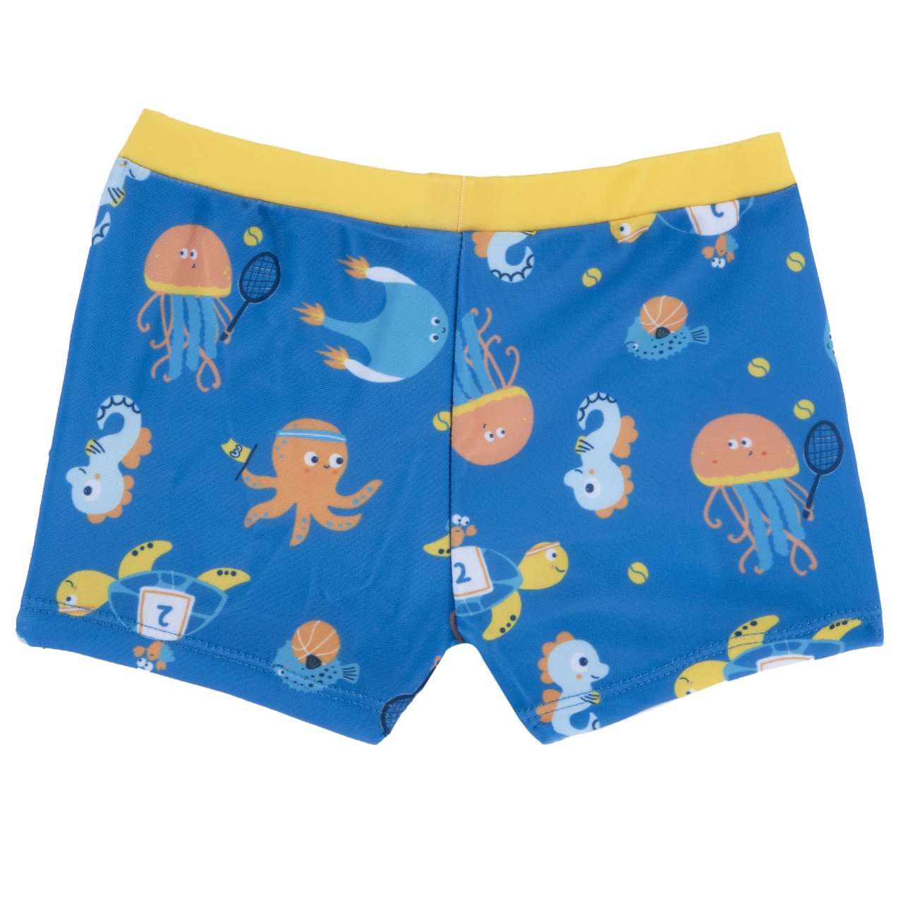 Costum de baie boxer cu animale marine