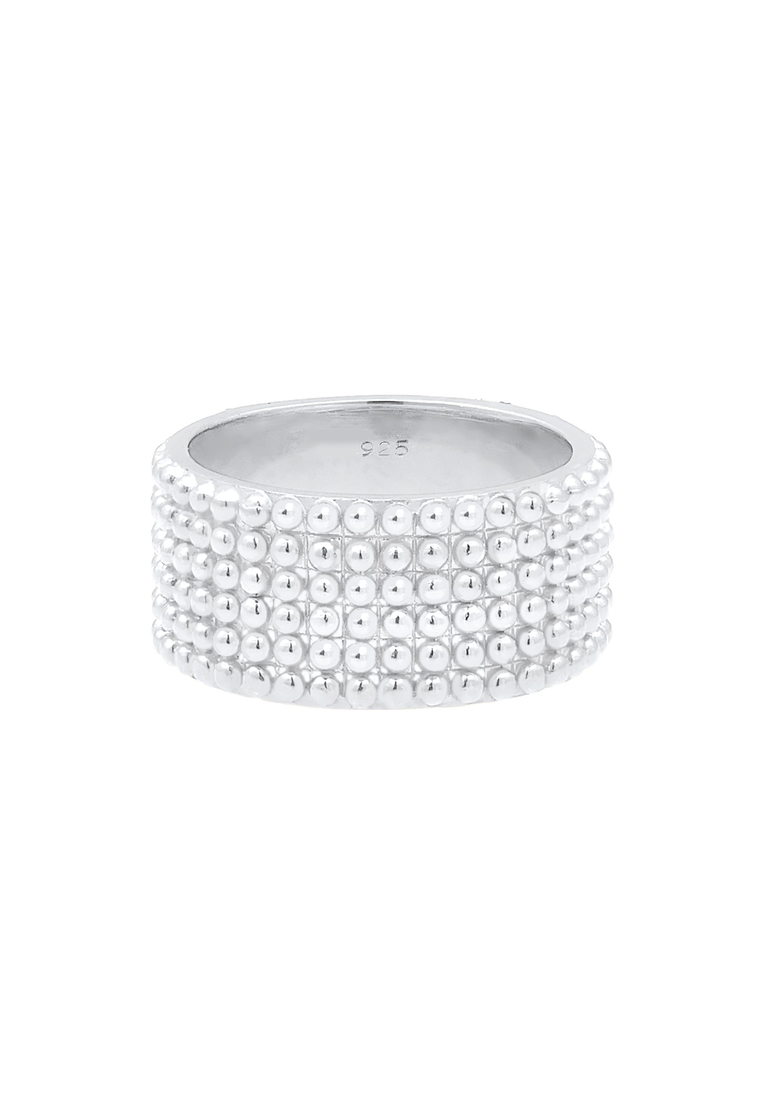 Elli Pois Statement Trend Blogger Bague Femme - (925/1000) Argent