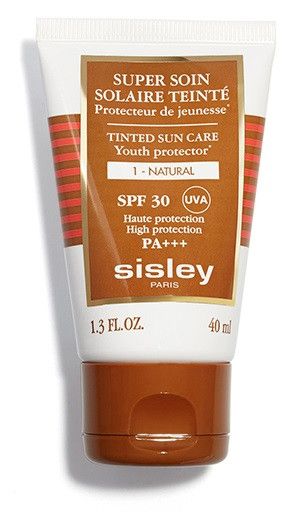 Tónovaný opaľovací krém Super Soin Solaire Visage SPF 30 Ochrana tváre
