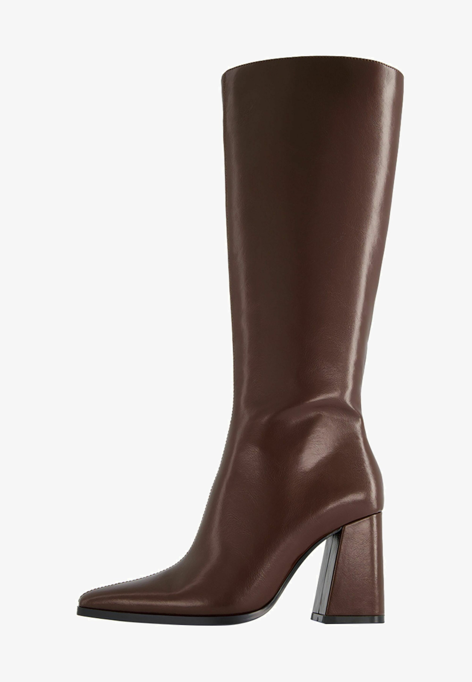 Buty Bershka - ciemnoczerwone