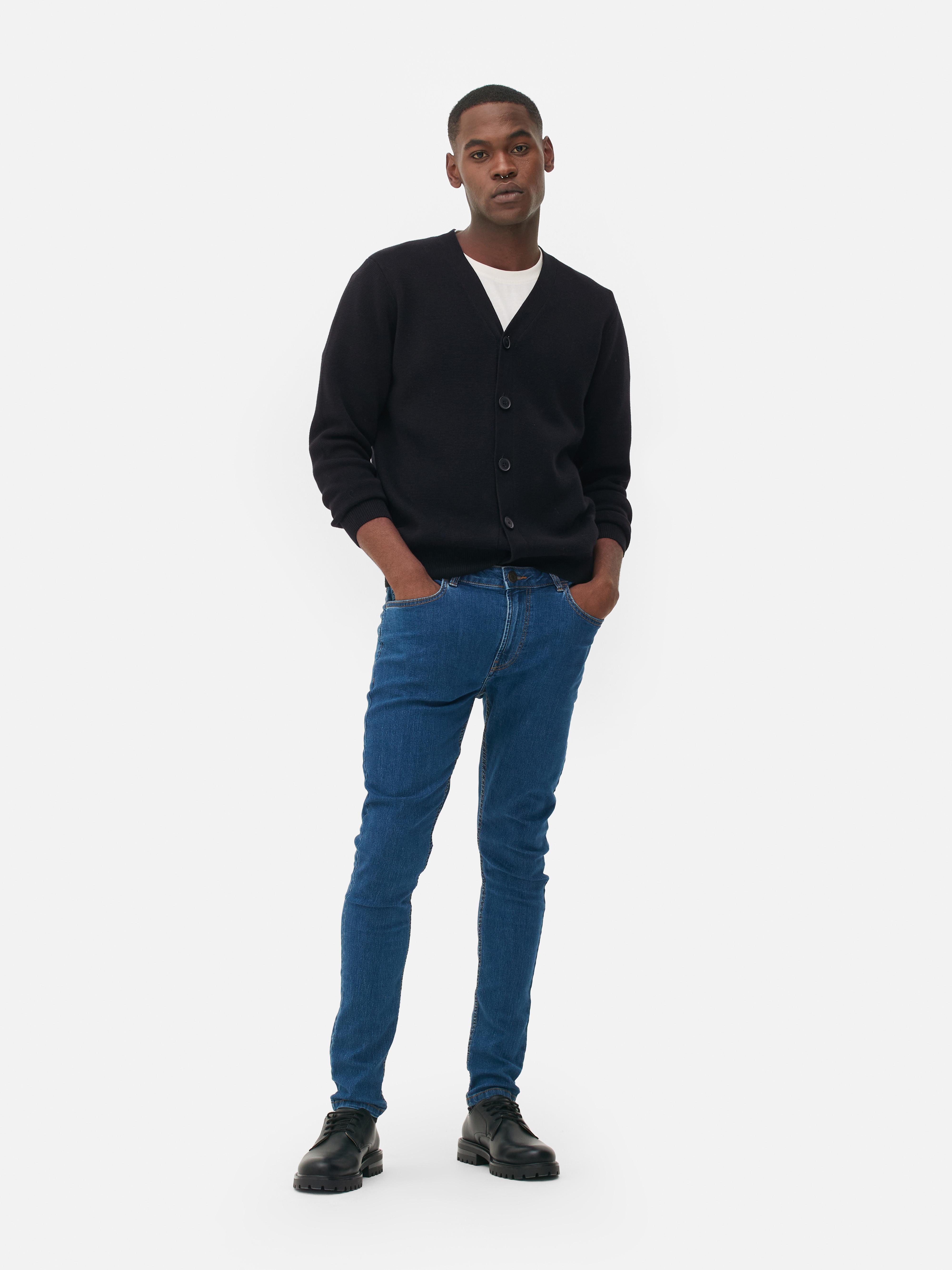 Blugi skinny cu croială fină Cu acești blugi skinny în garderobă, știi mereu ce să porți.