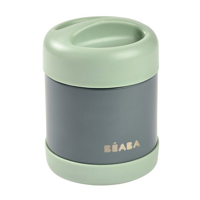 Contenitore termico da 300 ml in acciaio inox, colore grigio minerale.