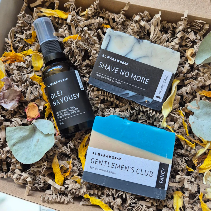 Conjunto de presente para barba Almara Soap The Bearded Gentlemen