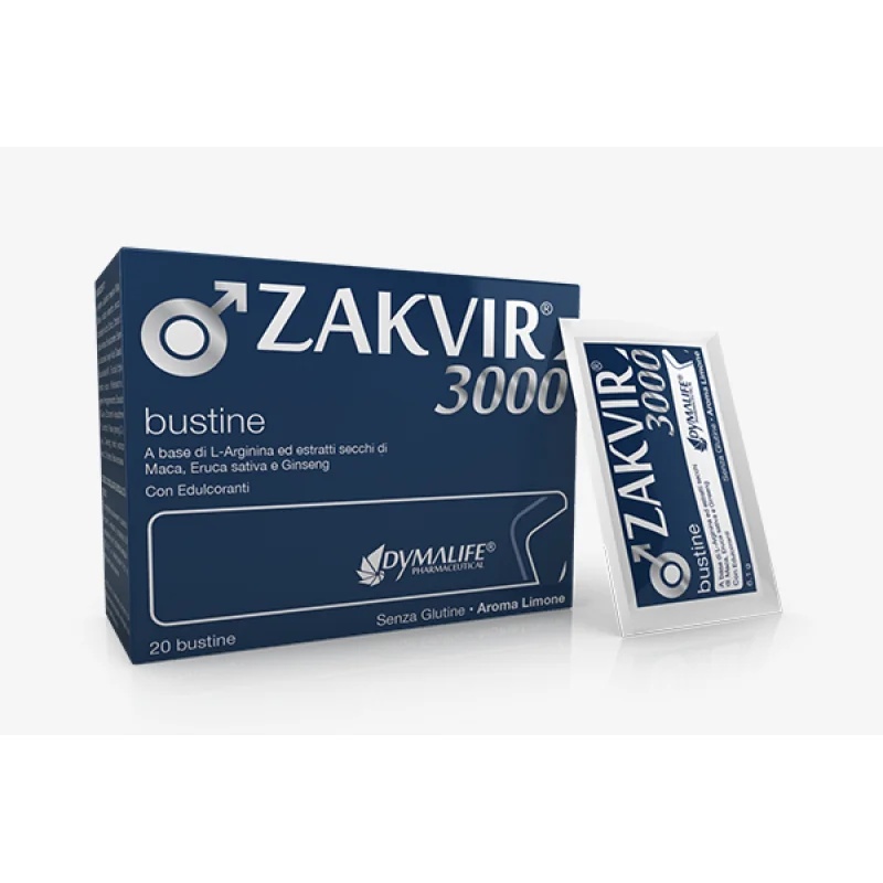 DYMALIFE PHARMACEUTICAL Zakvir 3000 20 sachets