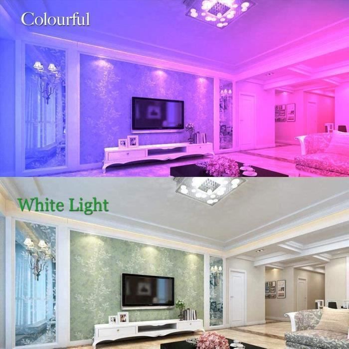 Edison Color Changing LED Bulb HYDONG 10W E27 Dimmable RGBW LED Bulbs - RGB 12 colors (Pack of 2)