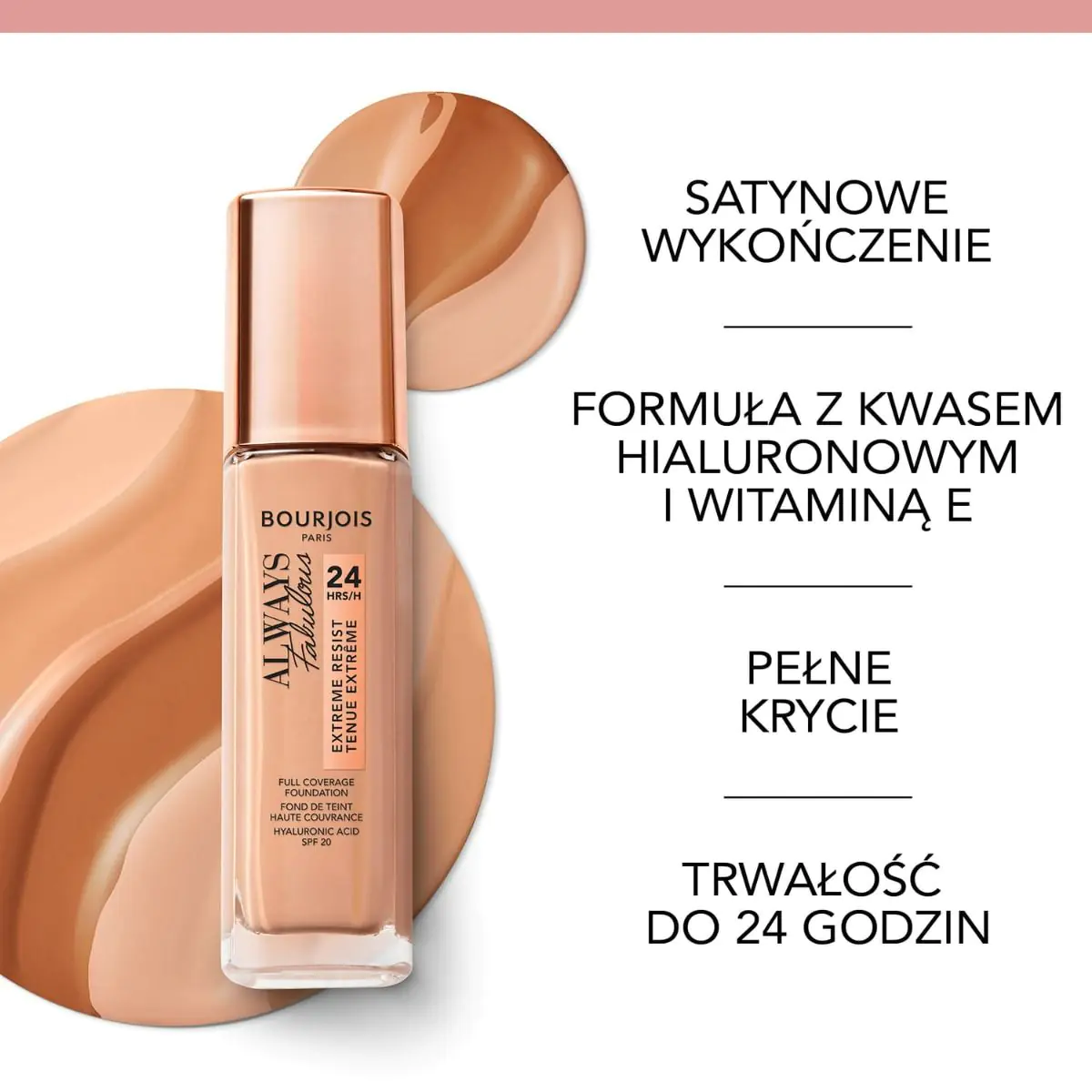 Bourjois Always Fabulous Podkład do twarzy, 120 Light Ivory