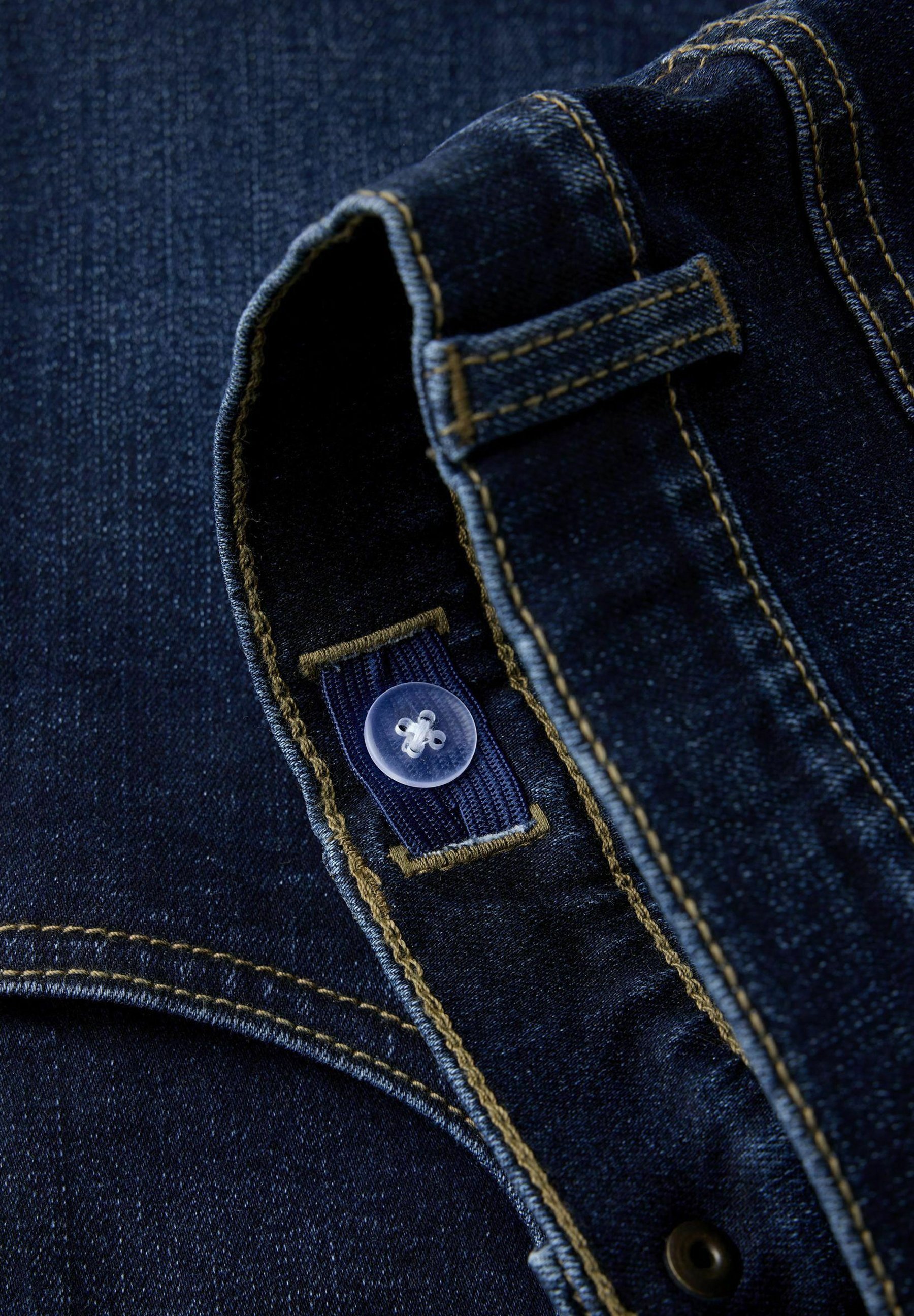 TWO SOON Denim shorts - donkerblauwe denim