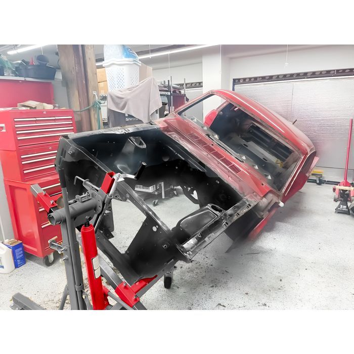 360° rotating body lift – 900 kg – Mobile & hydraulic – Car chassis restoration MW Tools KTB0900