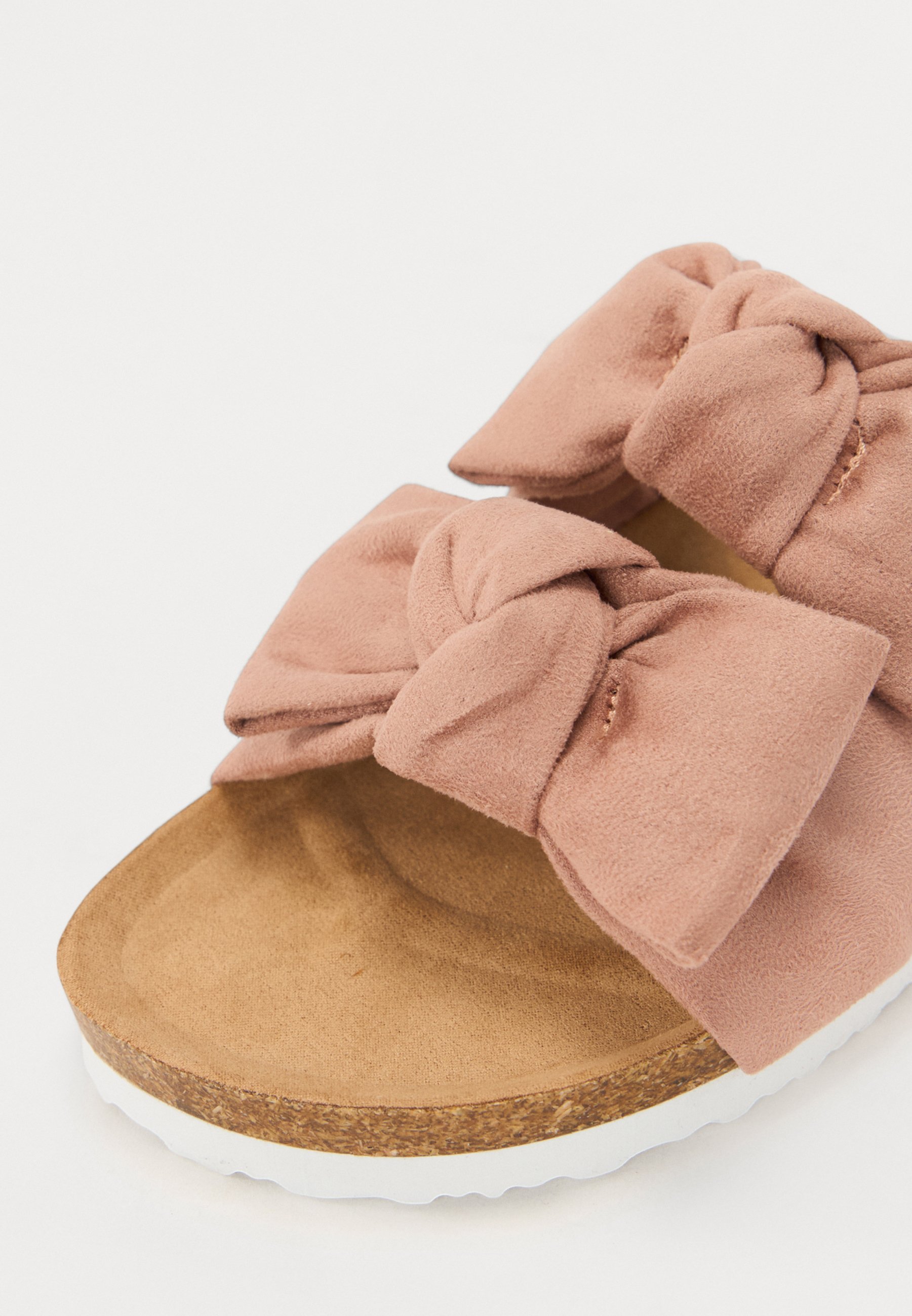 Anna Field pantoffels met wijde pasvorm - lichtroze