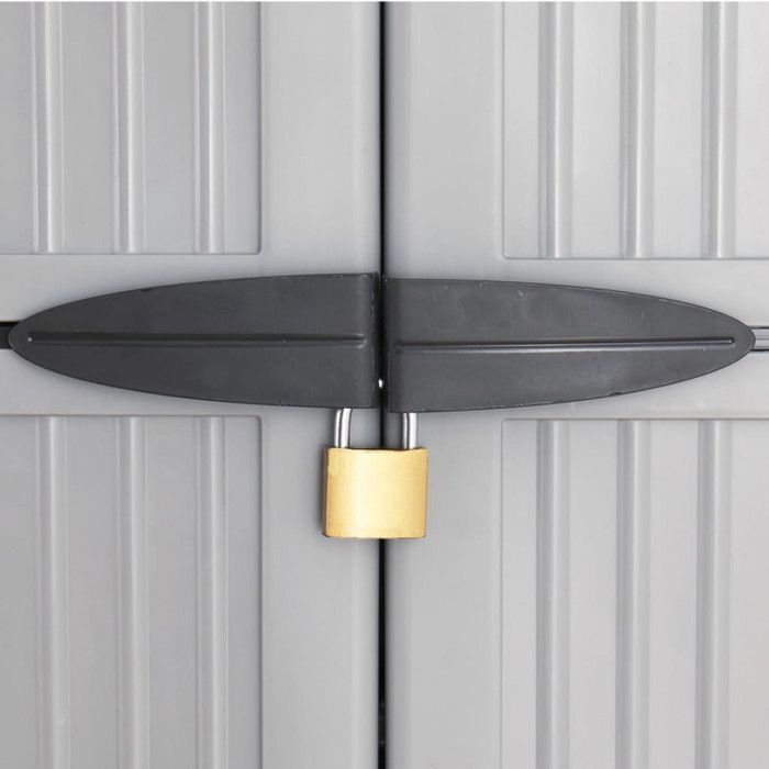vidaXL kunststof kast 68x39x171,5 cm