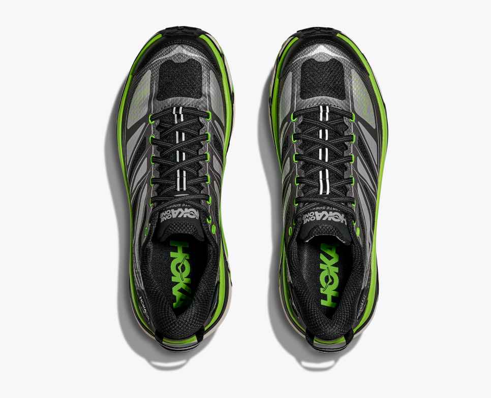HOKA Mafate Speed 2 Negro / Verde Eléctrico
