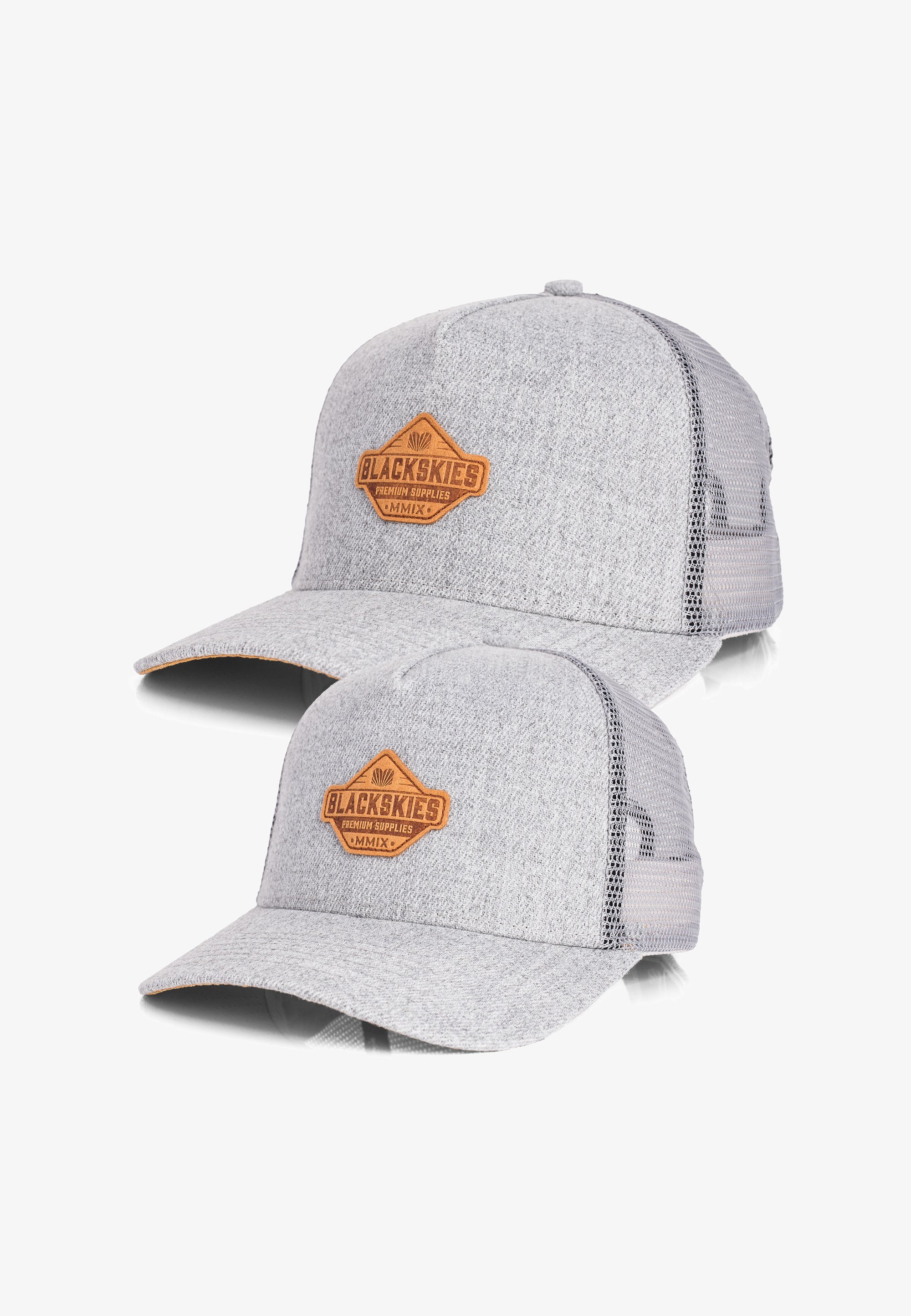 Conjunto de 2 bonés Blackskies TRUCKER - cinza