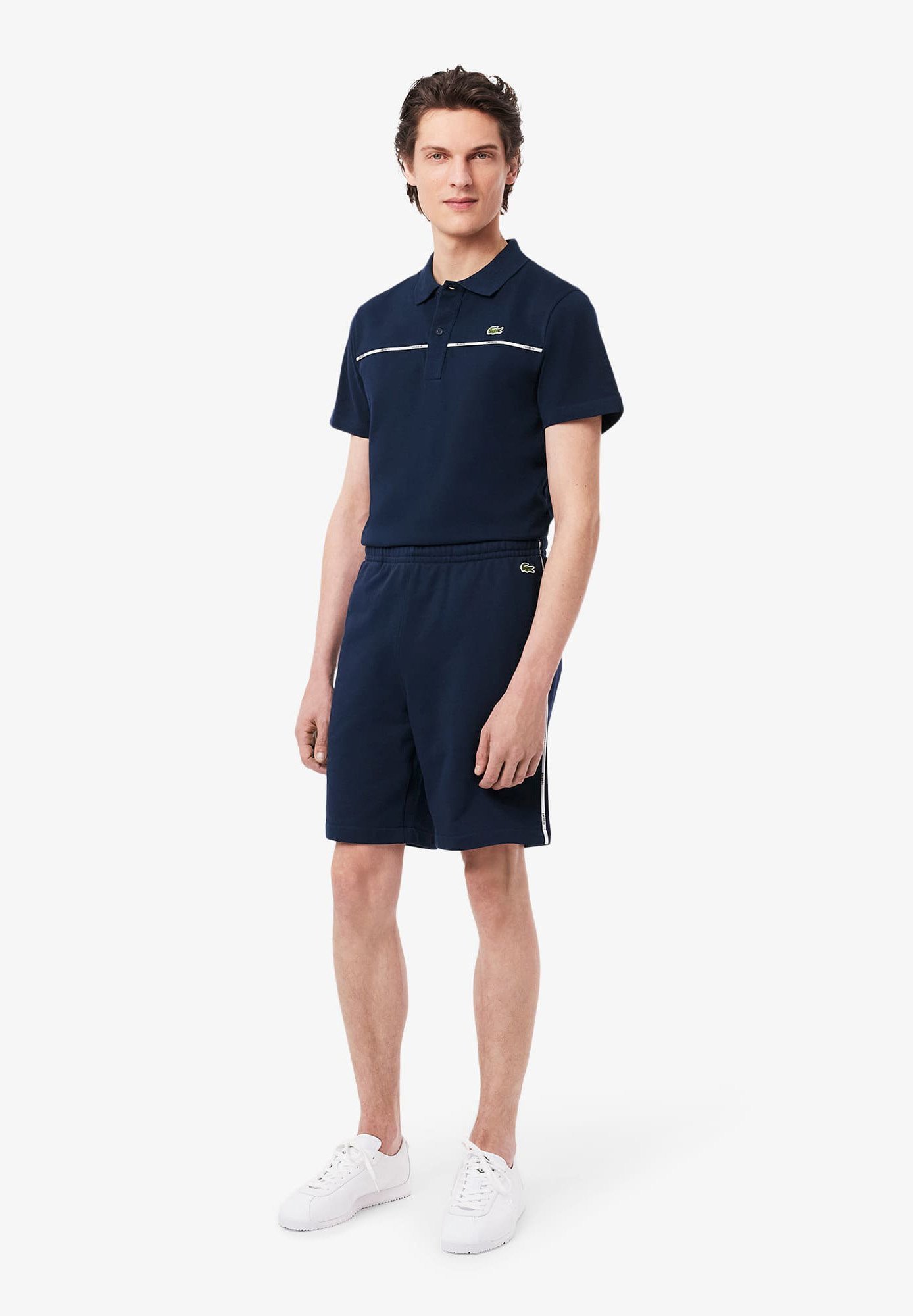 Lacoste Sport SHORT TAPE - Spodenki sportowe - granatowe