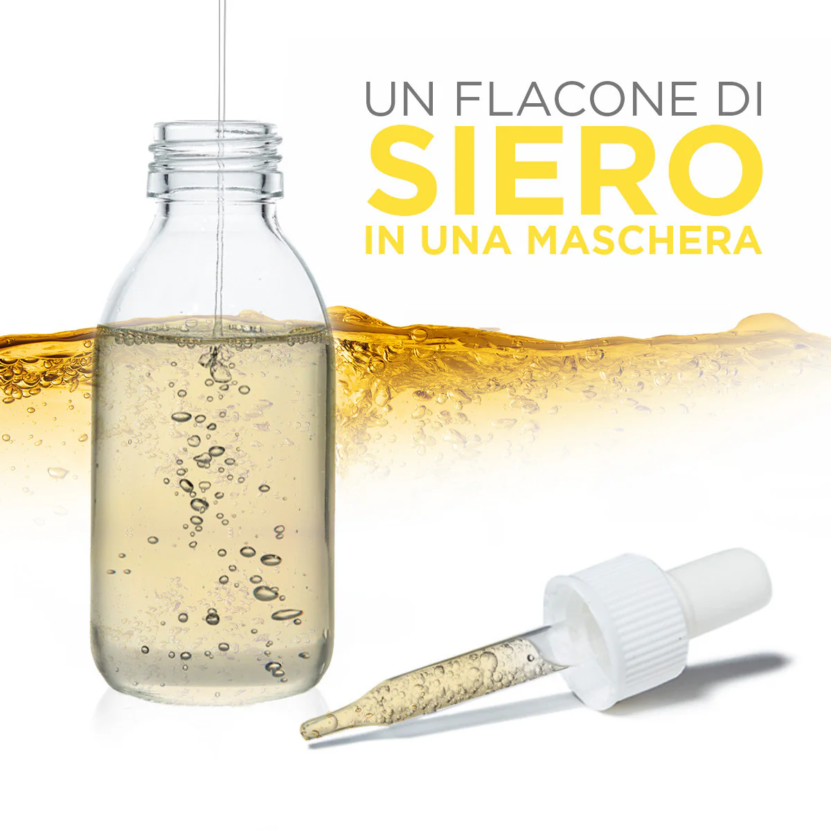 Viso Maschera in Tessuto Vitamina C - Maschera Illuminante viso