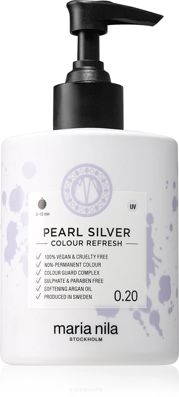 Maria Nila Colour Refresh Pearl Silver – sanfte, pflegende Maske ohne permanente Farbpigmente