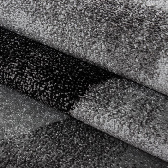 Tappeto da soggiorno CARPETTEX - Moderno - Nero 160 x 230 cm - Sintetico - Design moderno
