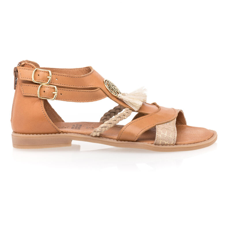 Sandalias marrones/zapatos abiertos para niñas