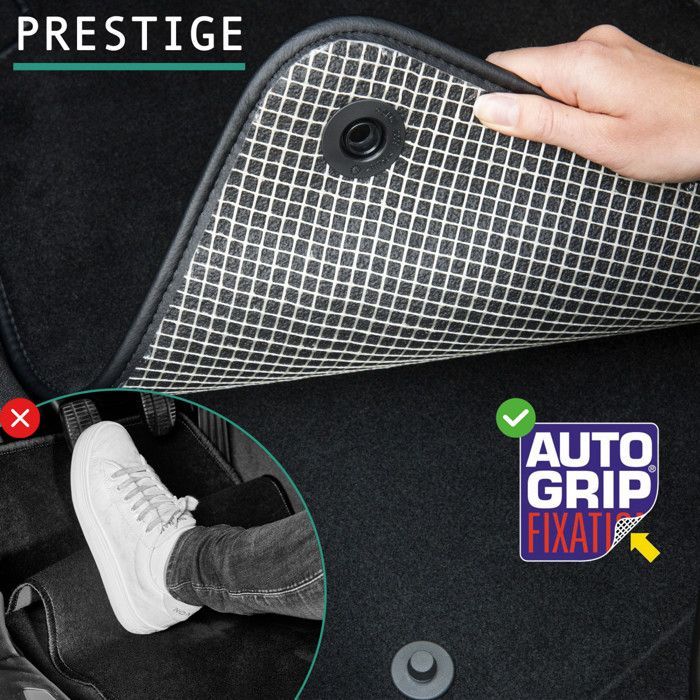 Tappetini per auto - Realizzati su misura per KUGA (2008-2011) - 3 pezzi - Tappetini antiscivolo per auto
