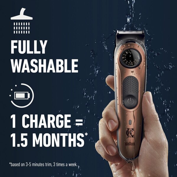 King C. Gillette Pro bārdas trimmeris<br>Iekļauti 2 uzgaļi