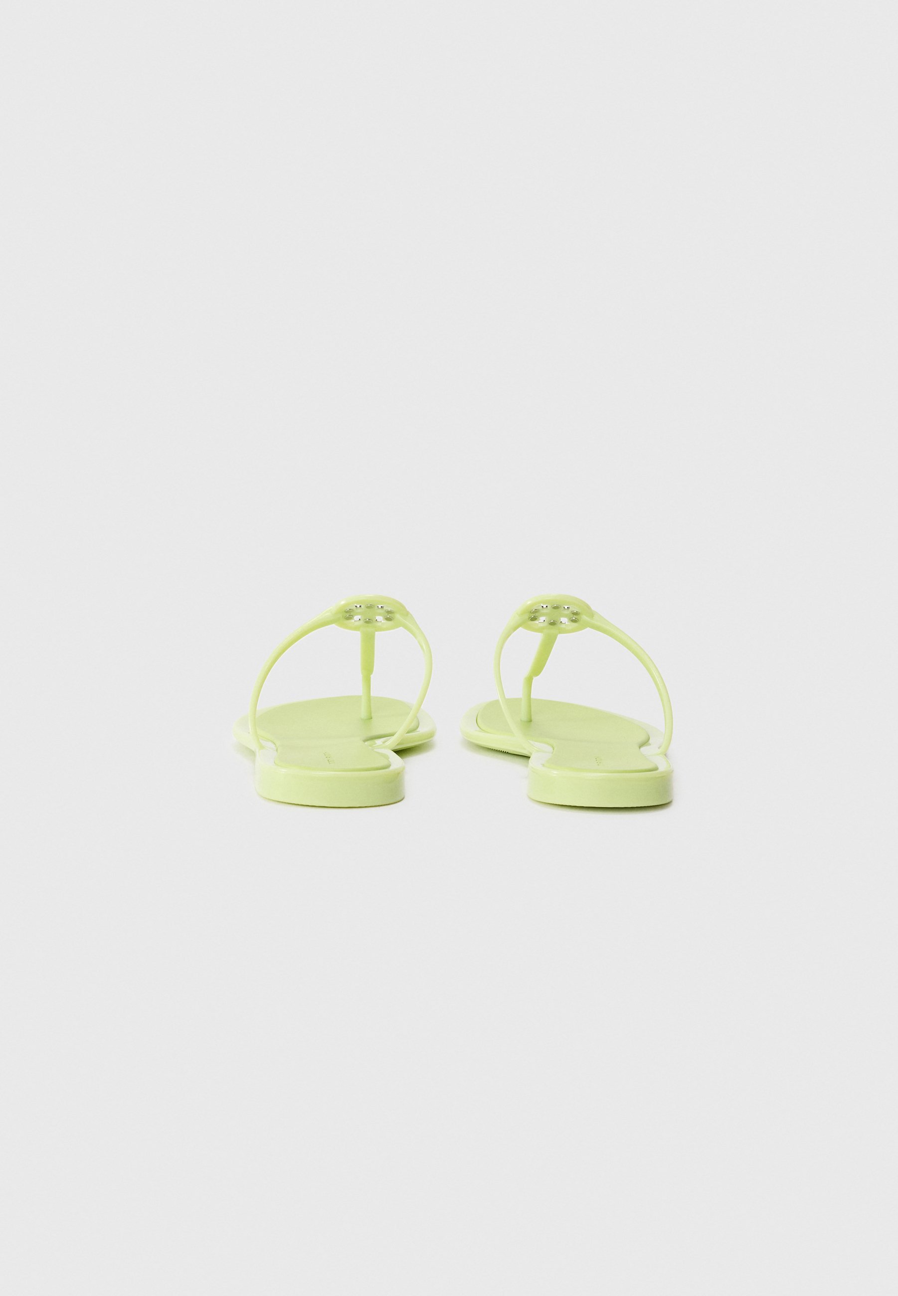 Tory Burch MILLER JELLY - T-bar sandalen - mintgroen/zilverkleurig