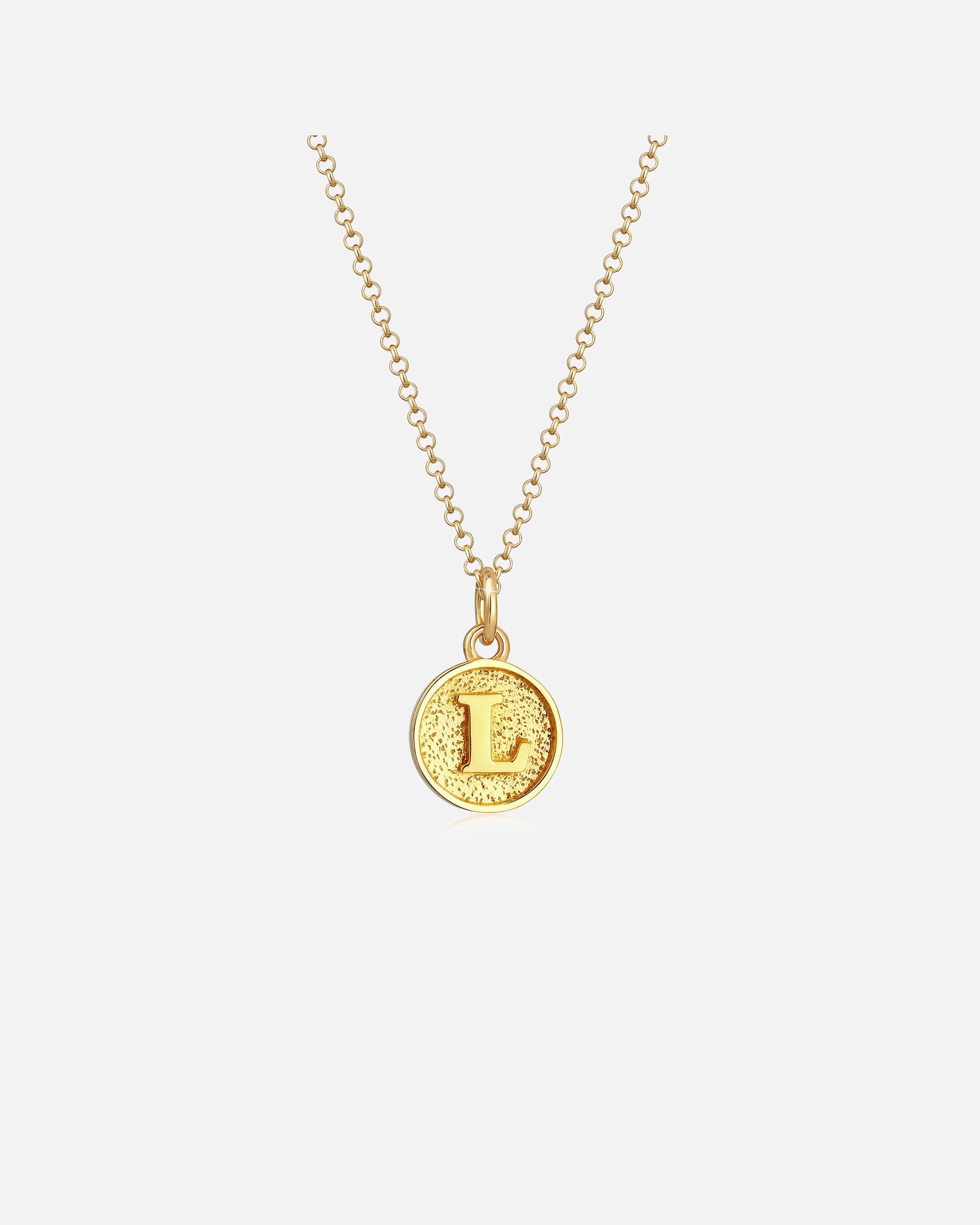 Elli Lettre L Pendentif Basic Collier Femme - (925/1000) Argent