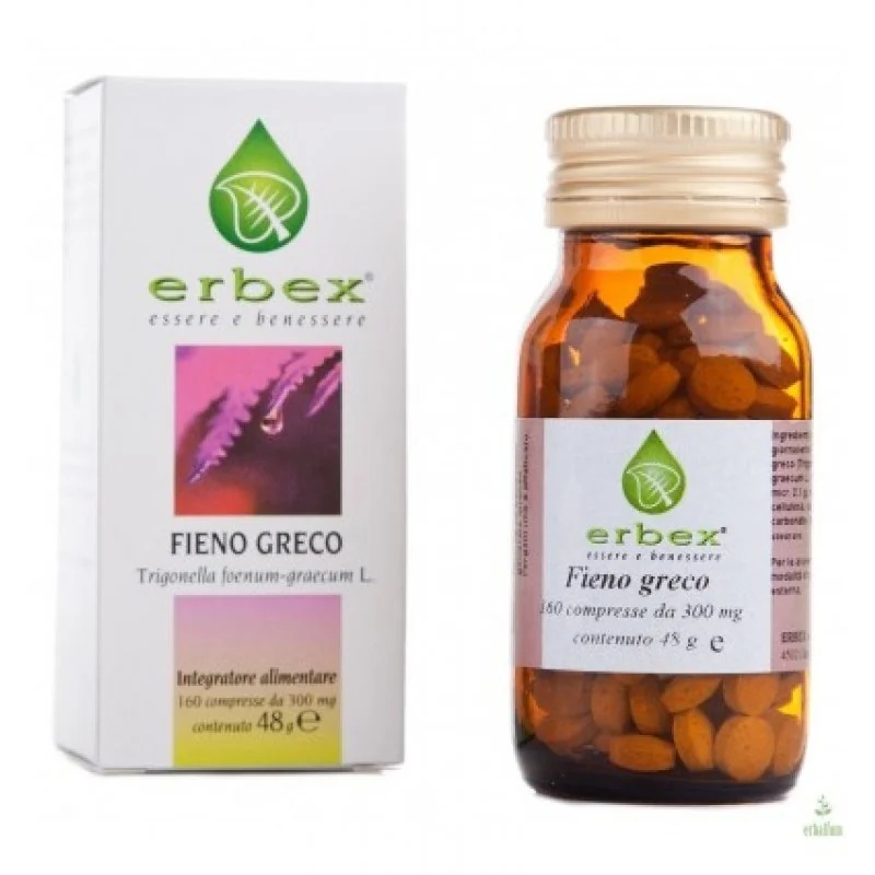 ERBEX Complément alimentaire Erbex au fenugrec 160 comprimés