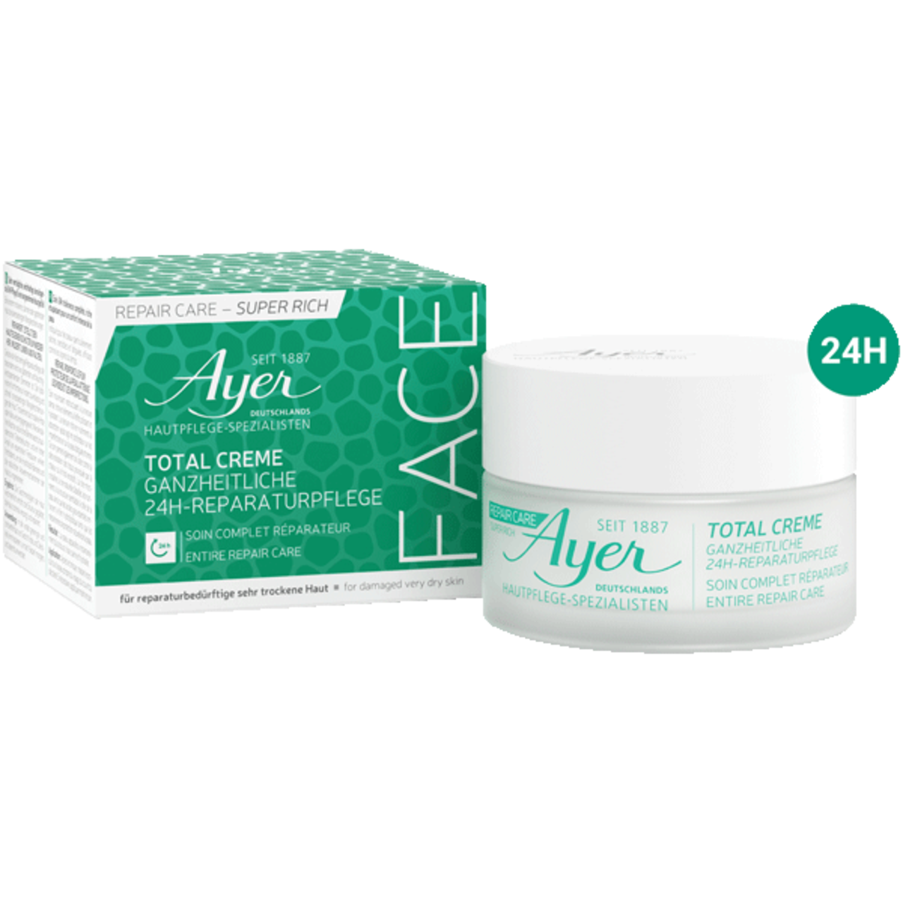 Crème de nuit Ayer Total Cream - 50 ml