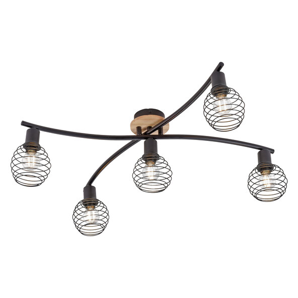 Eugen taklampe E14, 5 lyskilder
