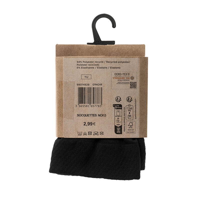 Calcetines y medias negras para mujer