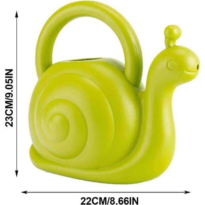 Arrosoir Enfant,1,5l Arrosoir D'escargot En Plastique,Arrosoir Pour Animaux,Arroseur En Forme D'escargot,Petit Arrosoir Pour Plants