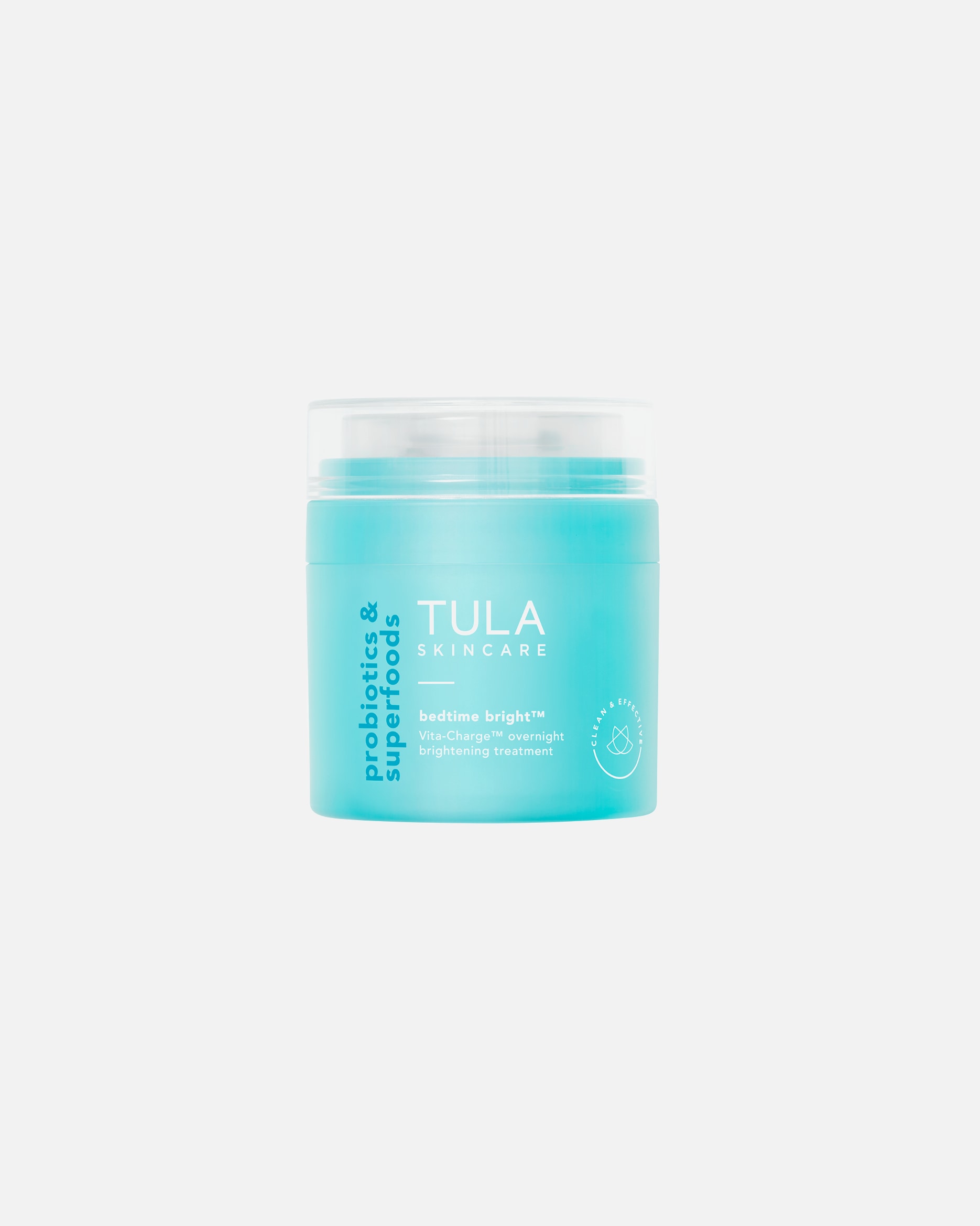 TULA Night Cream Probiotics & Superfoods Bedtime Bright™ Vita-Charge™ Rozjaśniający krem na noc – 48 gramów