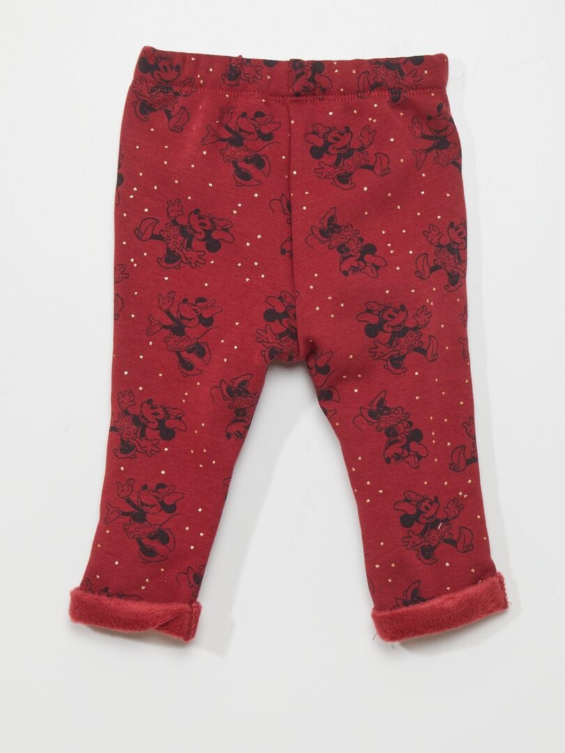 Disney fleecebroek - rood