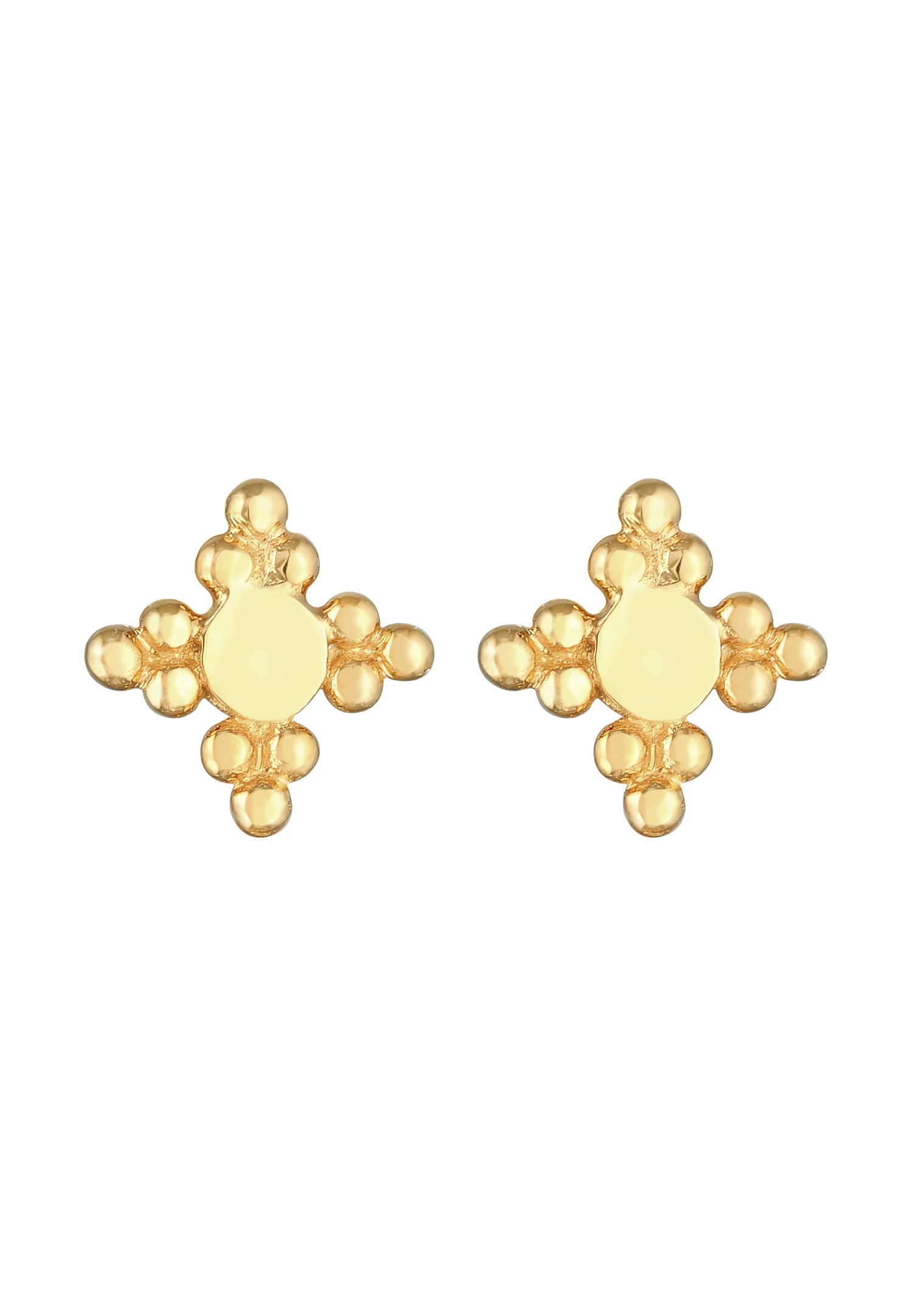 Elli Boucles d'oreilles femme étoile boule en argent massif 925