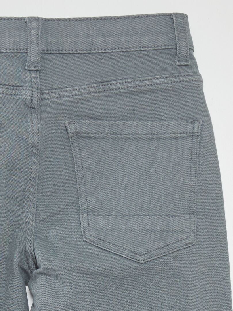 Slim fit jeans met 5 zakken - BLAUW